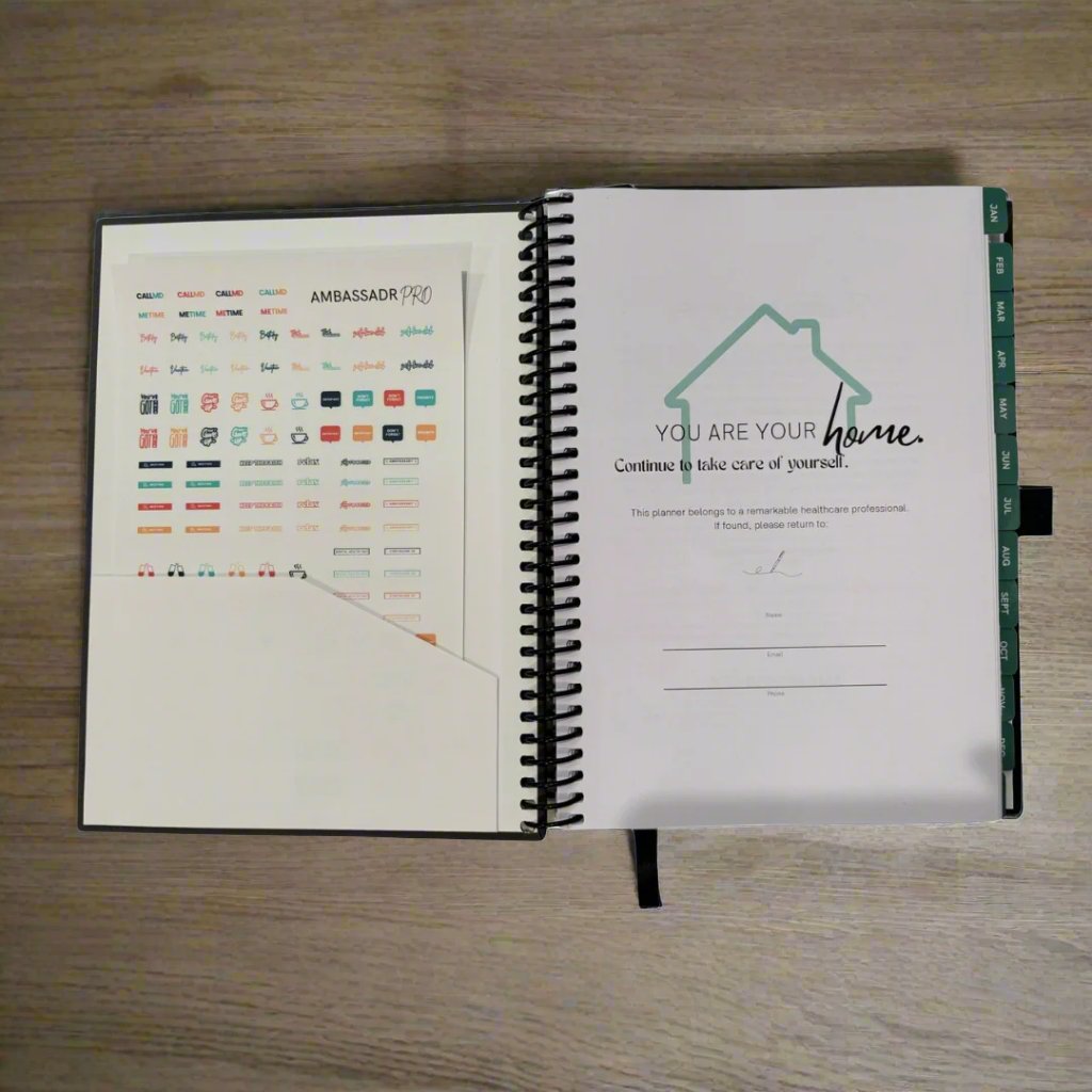 Black Gradient 2025 Planner