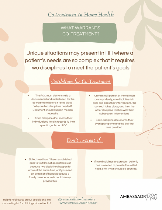 Can we Co-treat in Home Health?